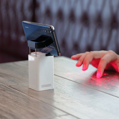 Teclado láser virtual LEING FST con proyector inalámbrico Bluetooth para teléfono, teclado para computadora portátil con función de mouse