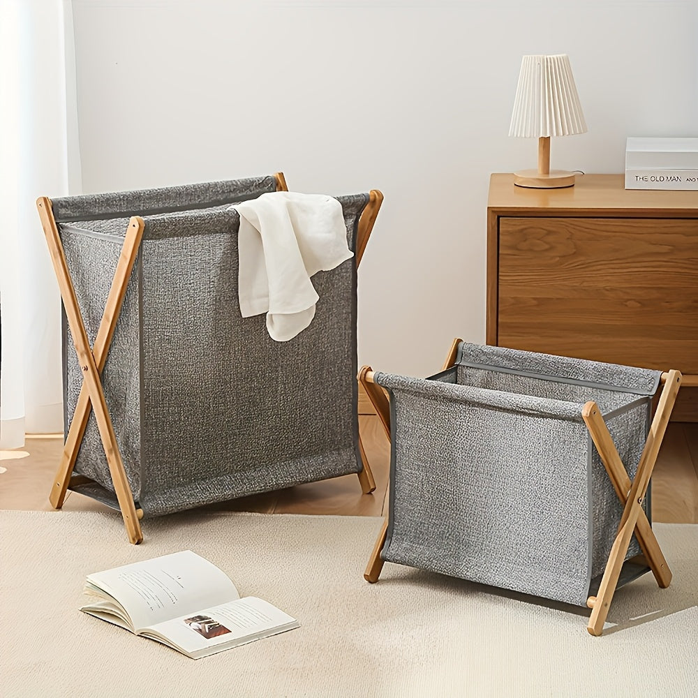 Collapsible Laundry Basket - Large-capacity Dirty Clothes Storage Multi-functional Fabric Basket, Suitable For Bathrooms Or Bedrooms