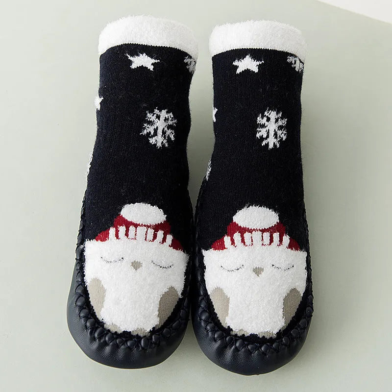 New winter plush, Terry BABY TODDLER SOCKS, skid proof floor socks for children