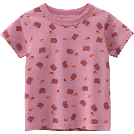 Été Nouveaux Garçons T-shirt À Manches Courtes Top - Enfance-Heureuse