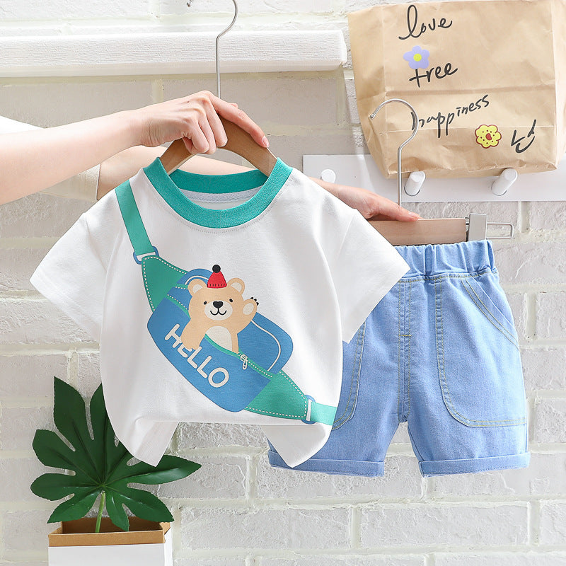 Western Style Children's Korean Style Summer Clothes
