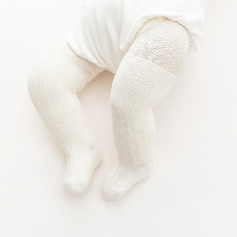 Double Needle Baby Knee Length Socks
