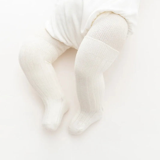 Double Needle Baby Knee Length Socks - Enfance-Heureuse
