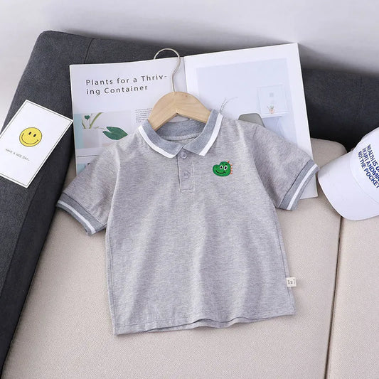 Big Kids' Striped Tops In Summer Bottoming Shirts - Enfance-Heureuse