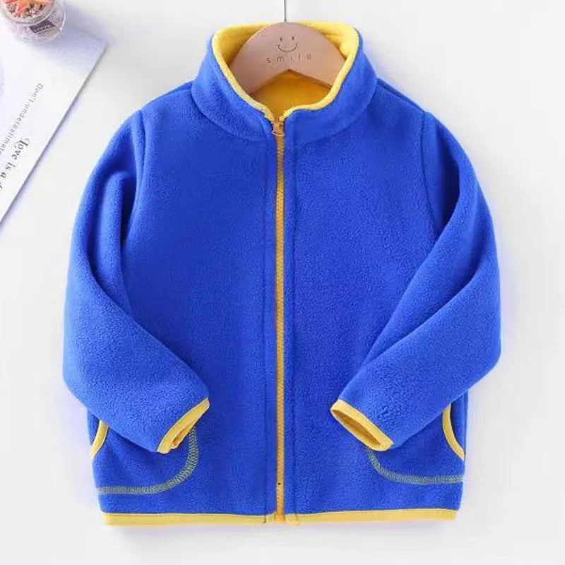 Enfants de Vêtements Ensemble Polaire Cardigan Chandail À Capuchon