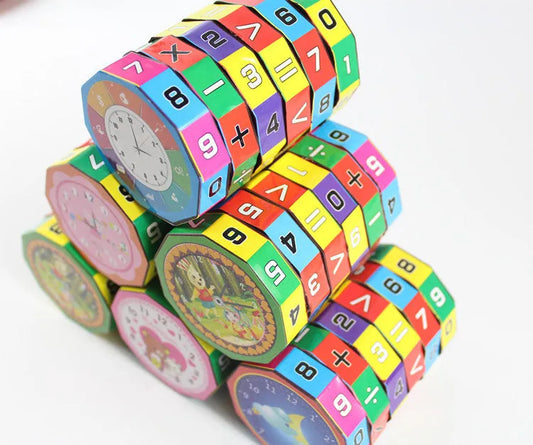 Jeu de puzzle éducatif jouets enfants intelligent numérique louveteau enfants numéros mathématiques magique cube jouet puzzle cadeau - Enfance-Heureuse