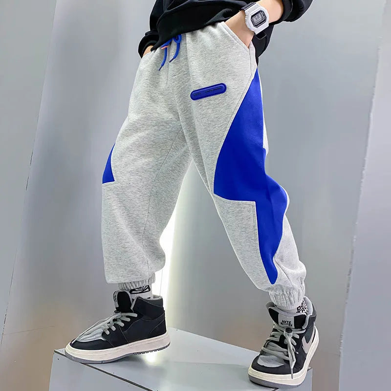 Fashion Big Boys And Girls All-in-one Fleece Trousers - Enfance-Heureuse