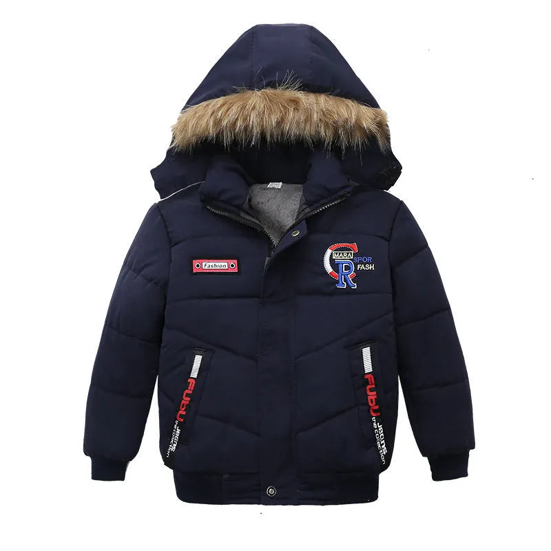 Petit Et Moyen-Taille Garçons Coton-Rembourré Vestes