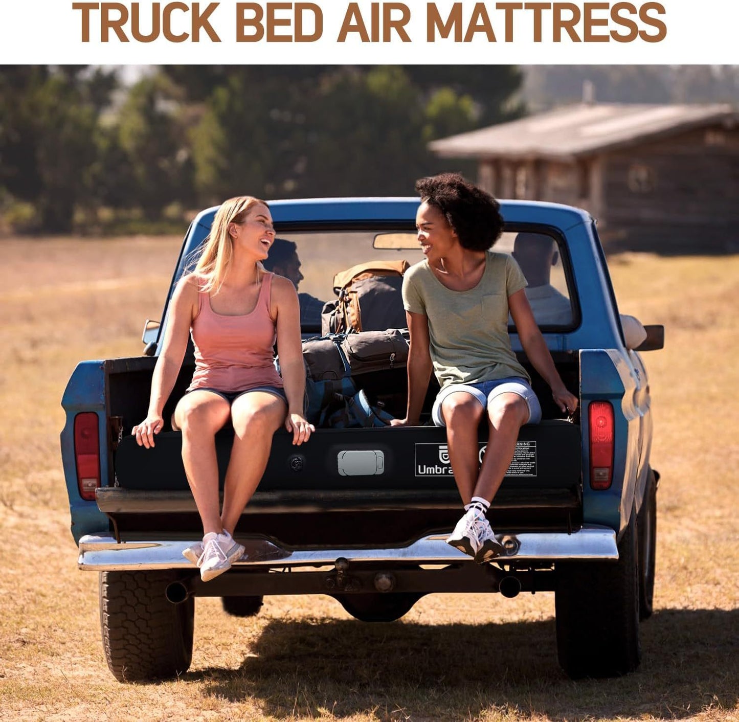 Truck Bed Air Mattress For 5.5-5.8ft Short Beds, Easily Inflates And Deflates With Built-In Rechargeable Air Pump Camping Bed Outdoor Mattress