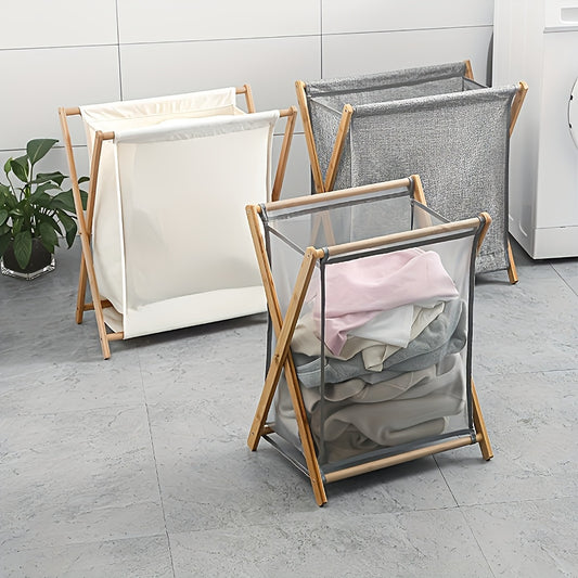 Collapsible Laundry Basket - Large-capacity Dirty Clothes Storage Multi-functional Fabric Basket, Suitable For Bathrooms Or Bedrooms