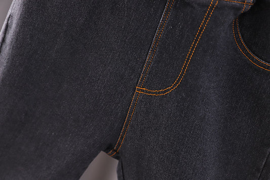 Children's Fashion Spring Long-sleeved Sweater Two-piece Set - Enfance-Heureuse