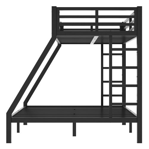 Metal Twin XL Over Queen Bunk Bed For Teens And Adults,Space-Saving Noise Reduced No Box Spring Needed
