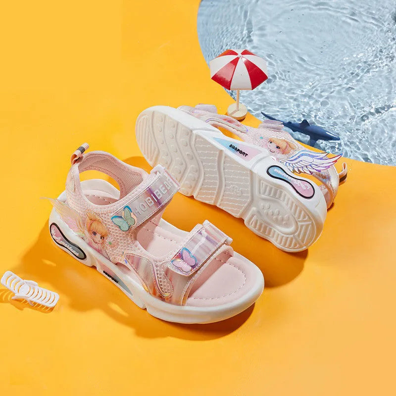 Harpy Bear Kids \ 'chaussures soleil princesse chaussures filles \ 'sandales mignon dessin animé respirant pantoufles