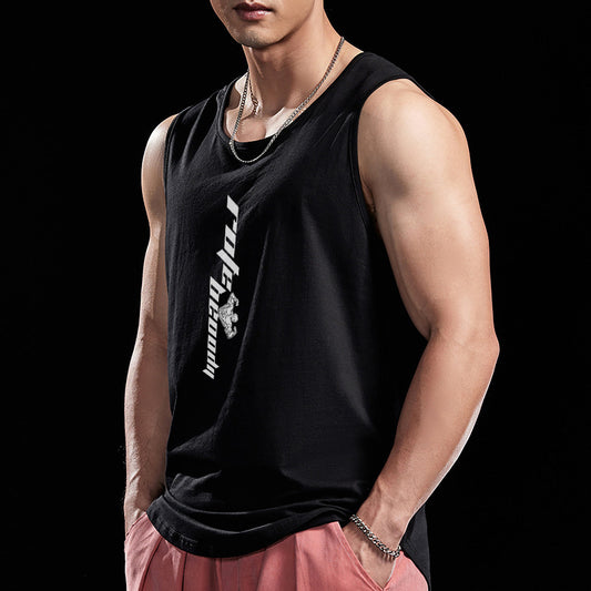 Men's Vest Youth Sports Breathable Sleeveless - Enfance-Heureuse