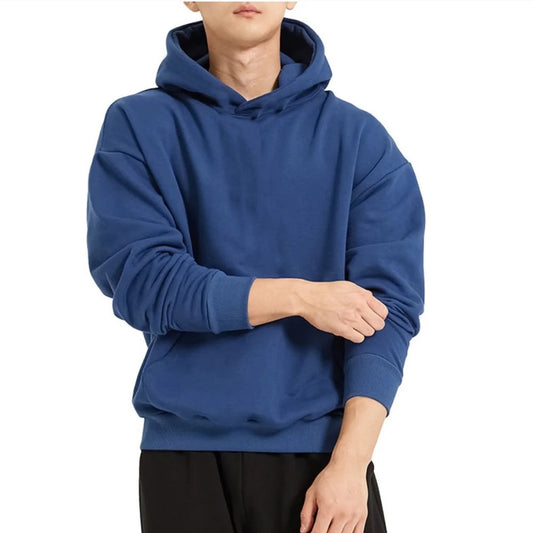 Men's Sweatshirt Loose Sweatshirt Drop-shoulder Sleeve Hoodie - Enfance-Heureuse