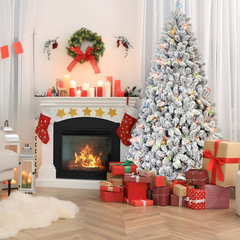 PVC Christmas Tree, Christmas Decorations, With Colored Lights