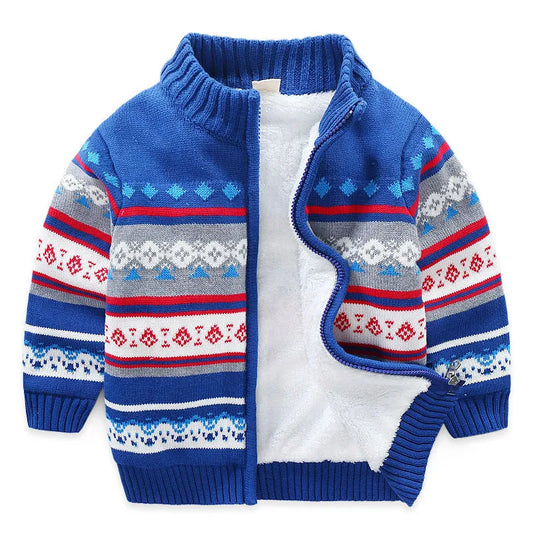 Cardigan en tricot épais pour enfants - Enfance-Heureuse