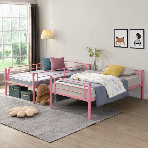 METAL BUNK BED Twin Over Twin