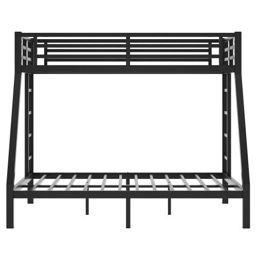 Metal Twin XL Over Queen Bunk Bed For Teens And Adults,Space-Saving Noise Reduced No Box Spring Needed