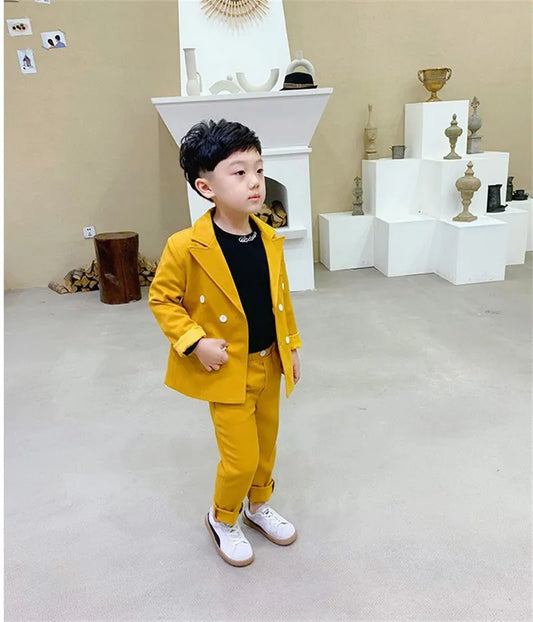 Children's Boys Fashion Simple Catwalk Suit - Enfance-Heureuse