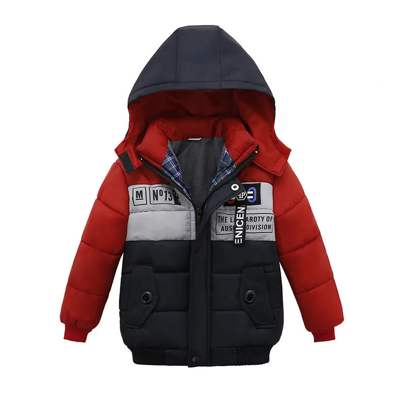 Petit Et Moyen-Taille Garçons Coton-Rembourré Vestes