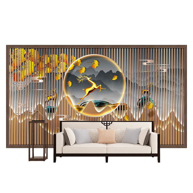 Papier peint de luxe pour nouveau bureau chinois