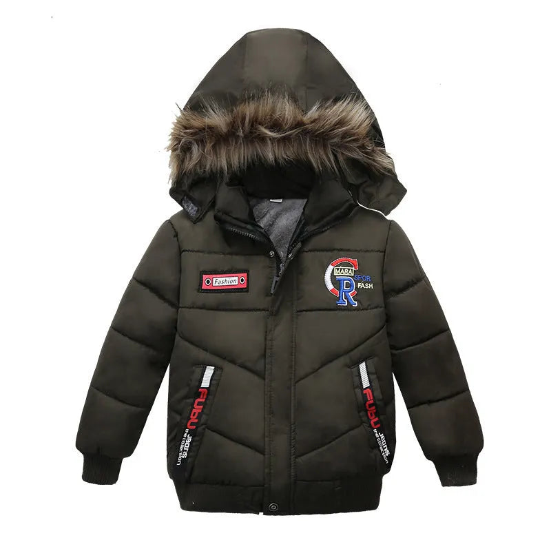 Petit Et Moyen-Taille Garçons Coton-Rembourré Vestes