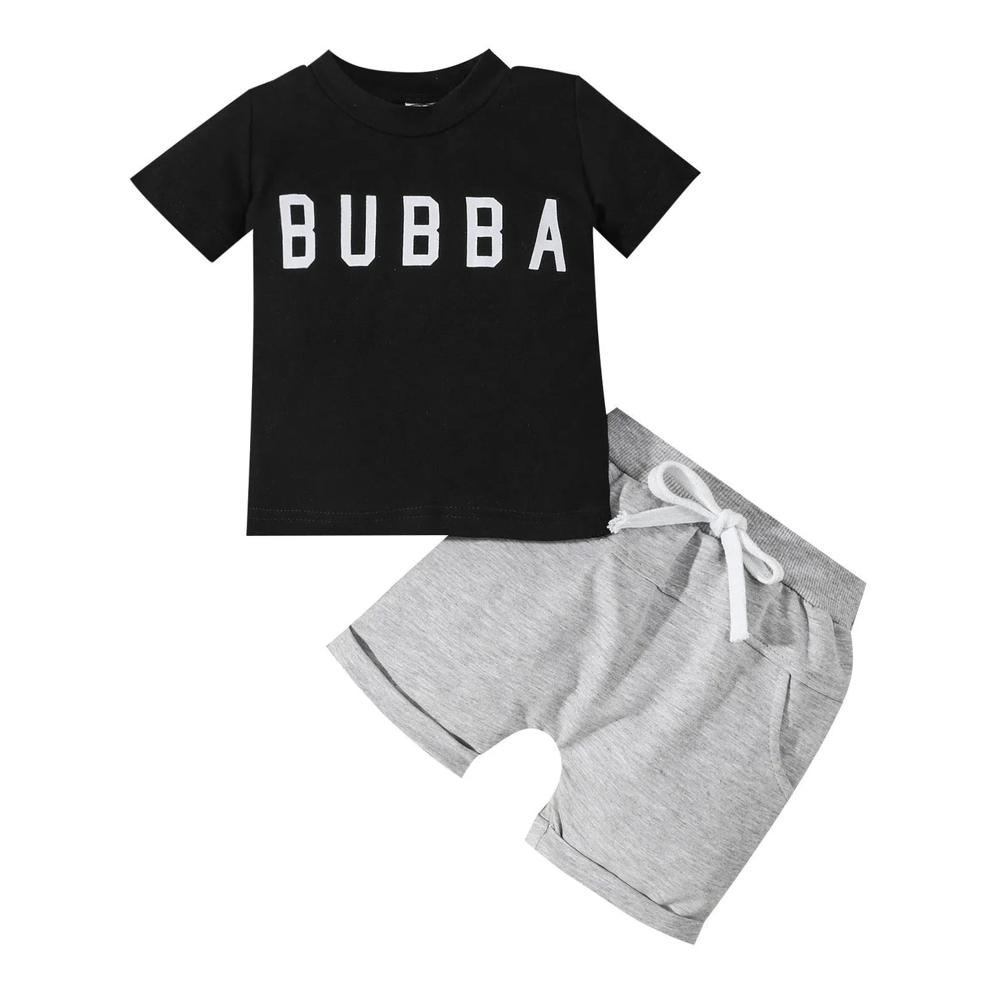 Ensemble T-shirt décontracté avec lettres pour garçons