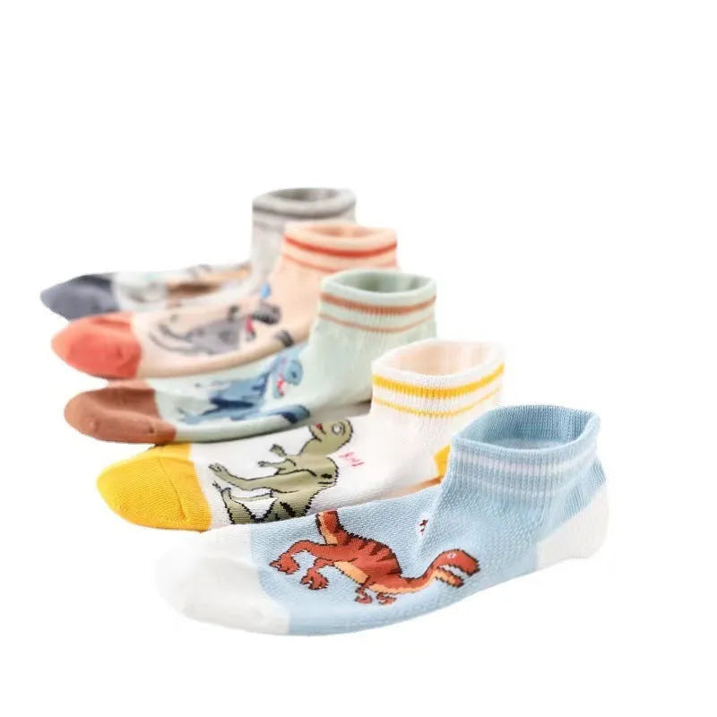 Children's Mesh Thin Cartoon Boy Socks