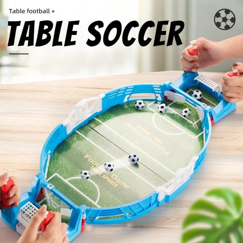 Mini juego de mesa de fútbol, mesa de fútbol, juguetes para niños, deportes educativos al aire libre, juegos de mesa portátiles, juguetes de pelota