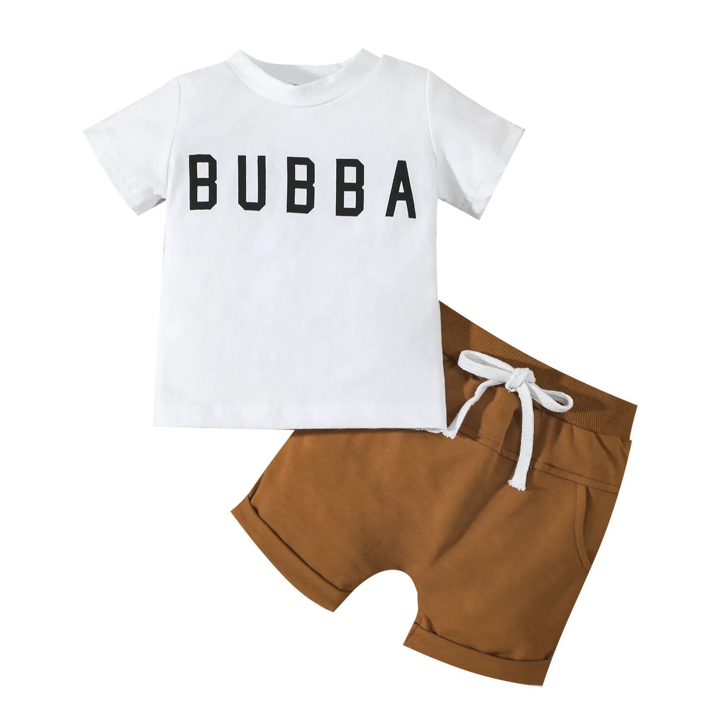 Ensemble T-shirt décontracté avec lettres pour garçons