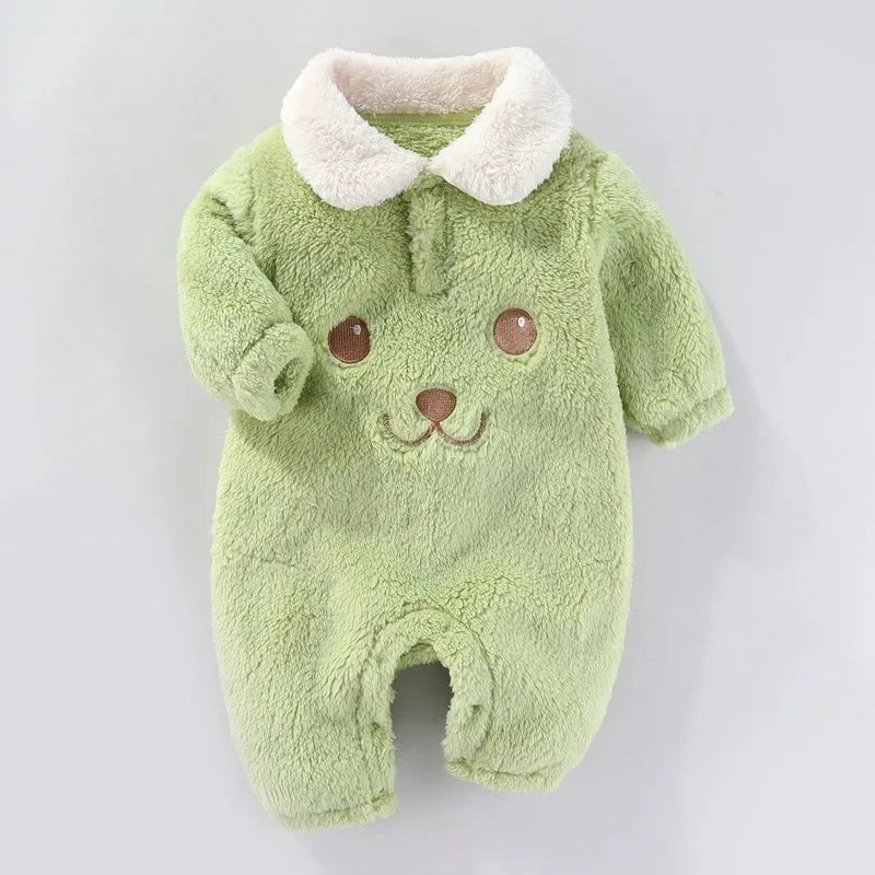 Keep Baby Warm Long Woollen Trousers Jumpsuit
