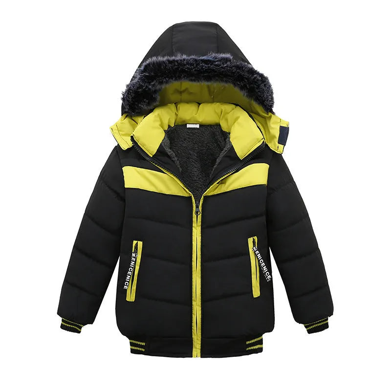 Petit Et Moyen-Taille Garçons Coton-Rembourré Vestes
