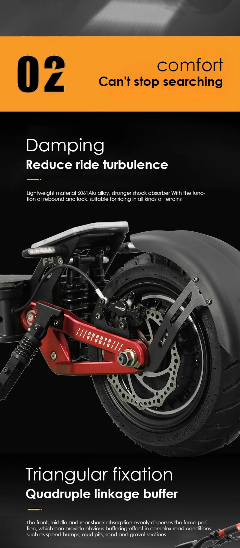 HEZZO F9 Foldable Electric Scooter for Adults 60v 8000w Dual Motors Powerful 60MPH EScooter Fat Tire 40Ah NFC Off Road Scooter