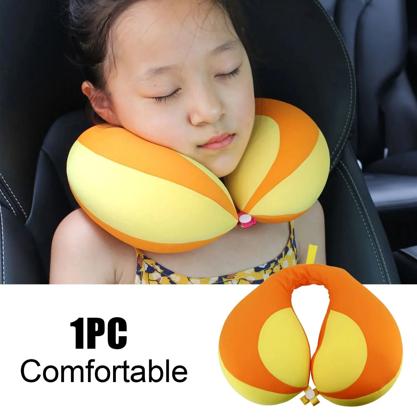 Baby Pillow for Car Seat Kids Travel Neck Pillow U-Shape Protection Headrest Air Cushion Child Car Seat Head Support