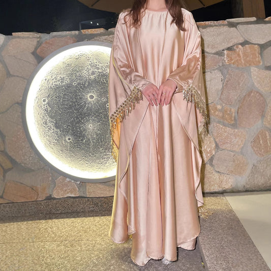 Tassel Dress Women's Robe Two-piece Set - Enfance-Heureuse