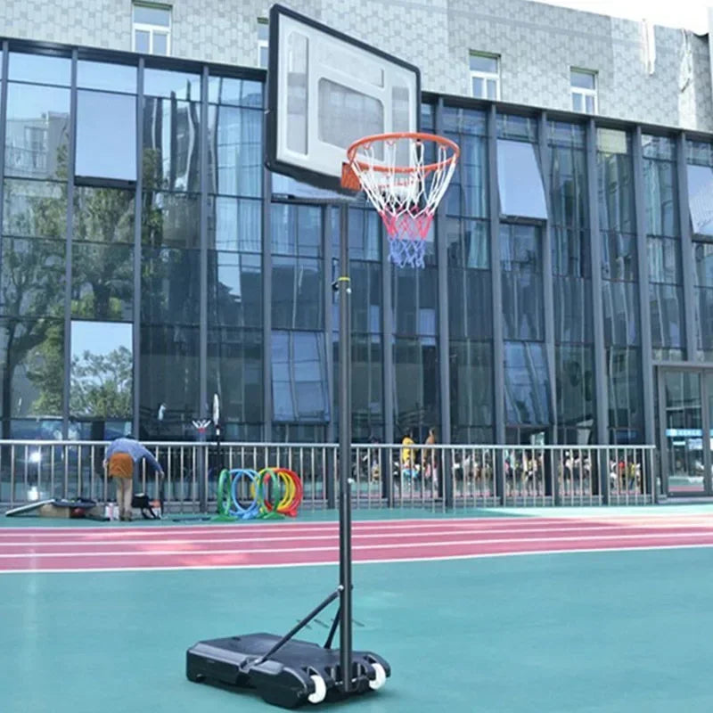 Support de basket-ball réglable pour enfants, CC0182, entraînement mobile, jouet transparent, panneau arrière SJ, recommandé