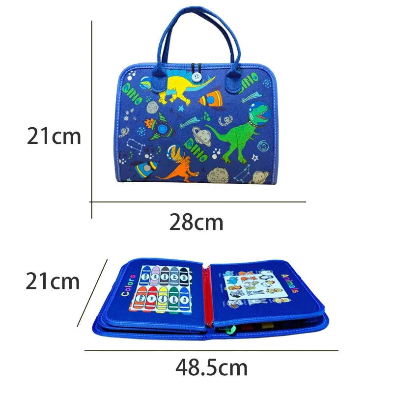 Montessori niños libros ocupados juguetes bebé fieltro actividad libros silenciosos educación temprana libro de aprendizaje juguetes habilidades motoras finas