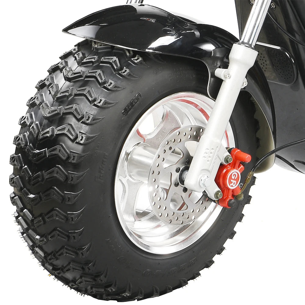 For Adults Citycoco 18 Inch Off-road Fat Tire Max Speed 60-70KM/H 4000 Powerful Motor 2 2heel Detachable Eectric Scooter