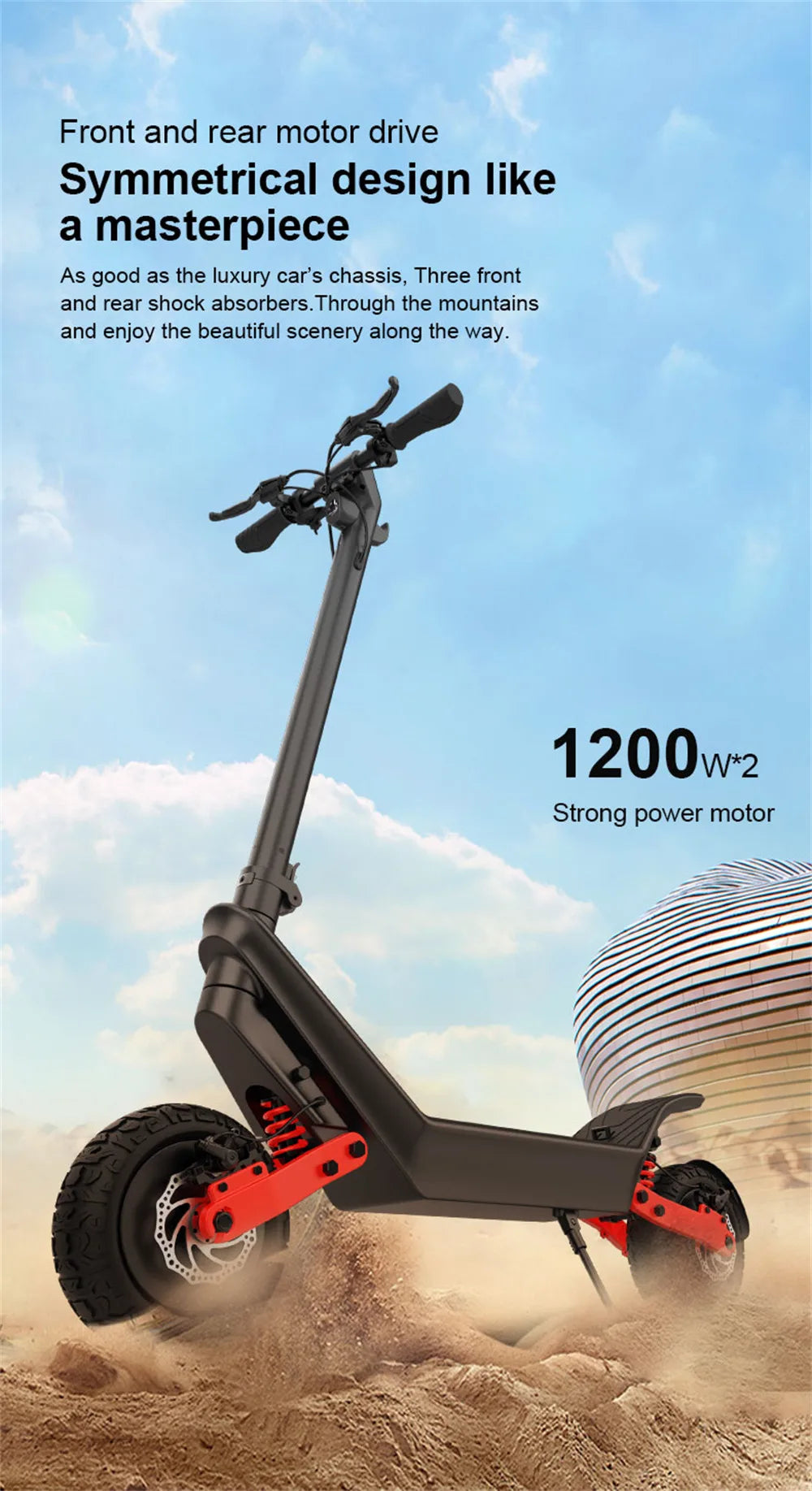 HX X10 18.2AH Electric Scooter 2000W 50KM/H Foldable Electric Kick E Scooter Dual Motors 11 Inch Escooter for Adults