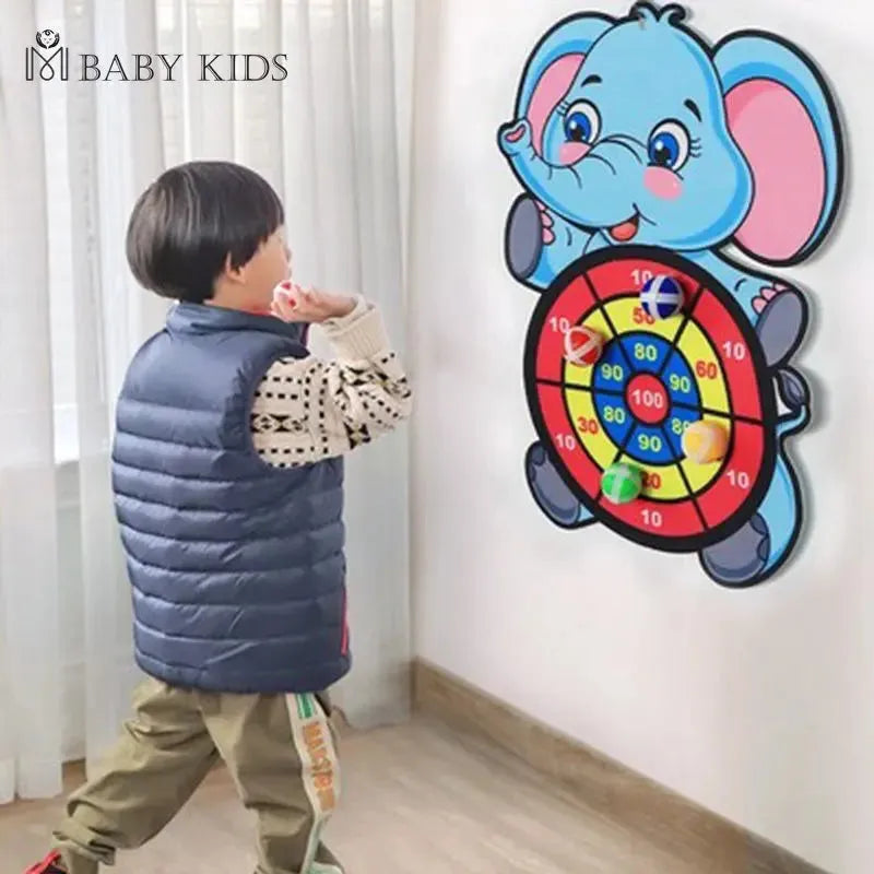 Diana para dardos Montessori, juego deportivo, juguetes para niños de 4 a 6 años, juguete al aire libre para niños, pelota adhesiva de interior para niñas, regalo para niños