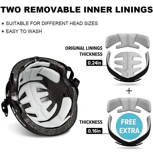 Casque skateboard réglable pour adultes, casque vélo pour enfant, ventilation robuste, scooter Liban tisport, - Enfance-Heureuse