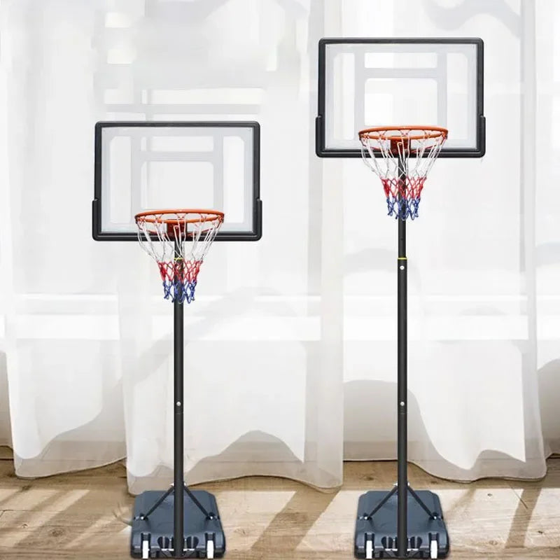 Support de basket-ball réglable pour enfants, CC0182, entraînement mobile, jouet transparent, panneau arrière SJ, recommandé