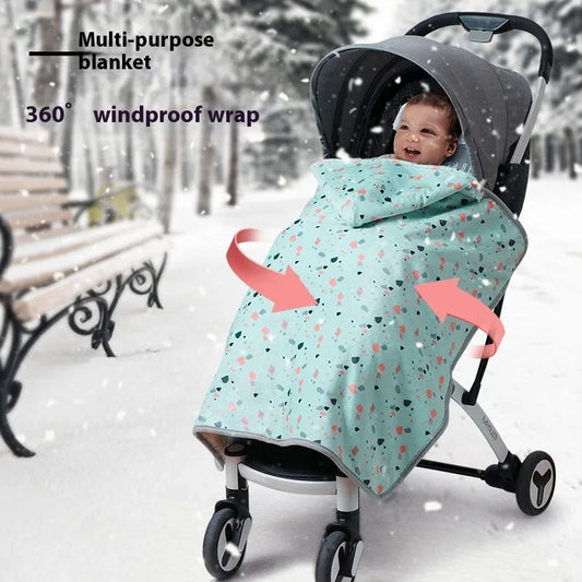 Baby Stroller Windproof And Warm Blanket - Enfance-Heureuse