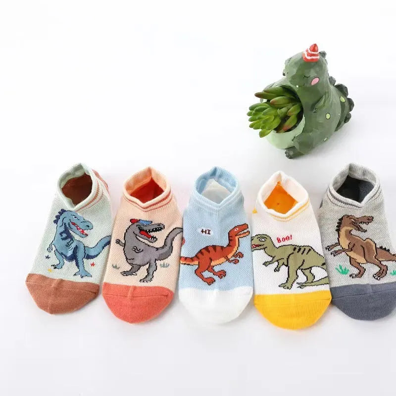 Children's Mesh Thin Cartoon Boy Socks