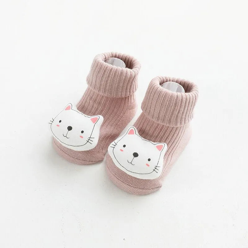 Baby Socks Dispensing Glue Non-Slip Loose Baby Socks Children Floor Socks