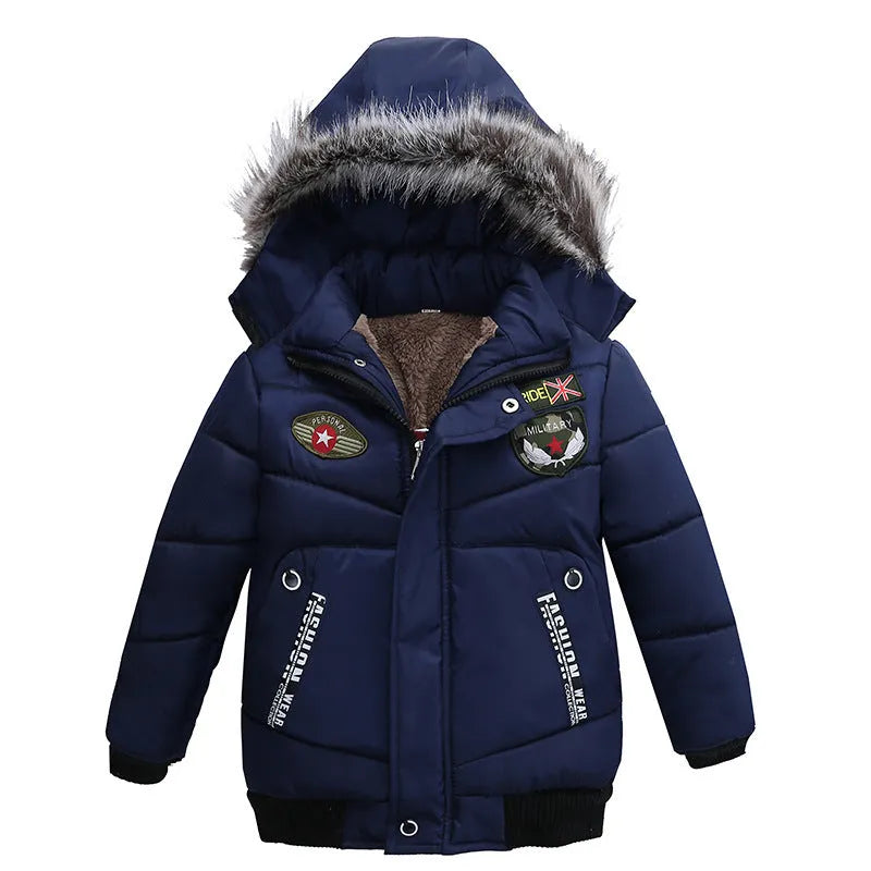 Petit Et Moyen-Taille Garçons Coton-Rembourré Vestes