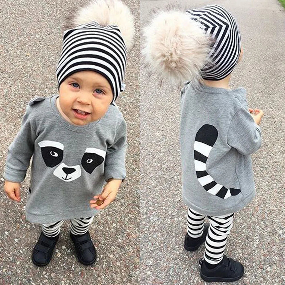 Costume pour enfants Simple à manches longues en forme d'ours brun