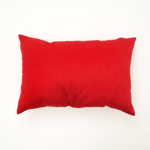 Handcrafted Red Noel Beadwork Lumber Pillow Perfect For The Season