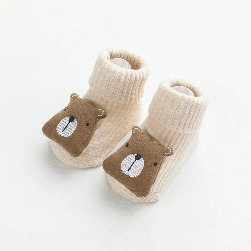 Baby Socks Dispensing Glue Non-Slip Loose Baby Socks Children Floor Socks
